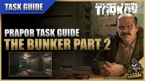 The Bunker Part 2 12.12 Reserve | Prapor Task Guide | Escape From Tarkov EFT - YouTube