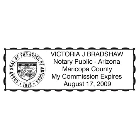 ARIZONA Notary Stamp - Winmark Stamp & Sign - Stamps and Signs