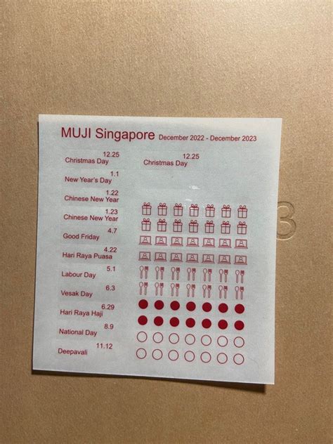 Muji Planner 2023, Everything Else on Carousell