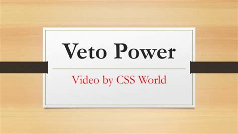 What is Veto Power? |P5 Countries| - YouTube