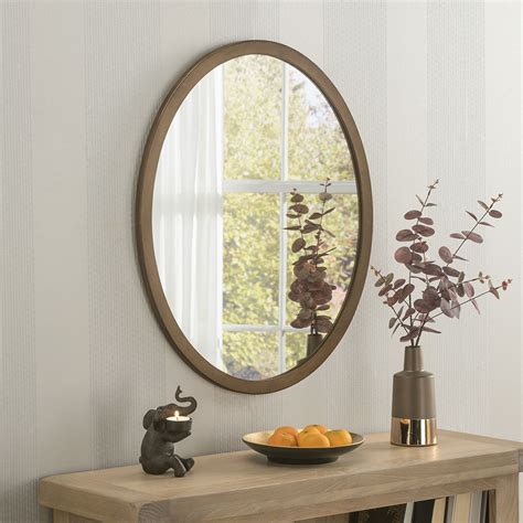 Lucia Minimal Oval Mirror | Contemporary Mirrors