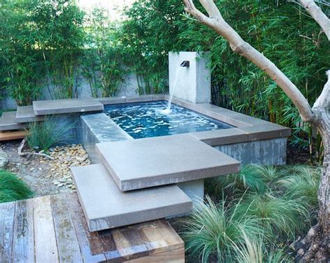 Contemporary Home Design: Brilliant Above Ground Plunge Pool Using ...