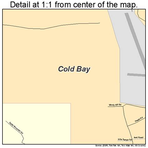 Cold Bay Alaska Street Map 0216530