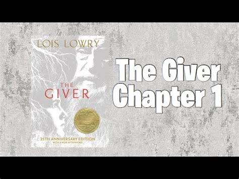 The Giver AudioBook - Chapter 1 - YouTube