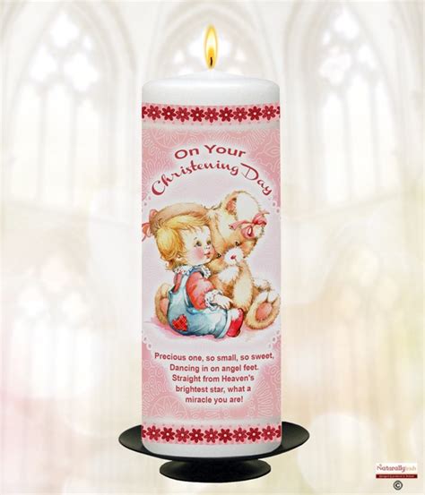 Candle - Christening, Personalised Christening Candles, candles for all accasions. » Naturally Irish