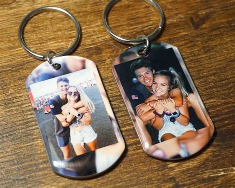 2 Custom Photo Keychains Use YOUR Photos, Photo Key Chain, Custom ...