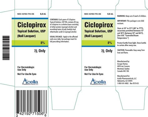 CiclopIrox Solution - CiclopIrox Topical Solution 8% | Mountainside ...