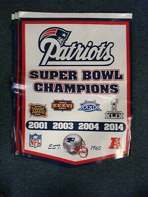 NEW ENGLAND PATRIOTS SUPER BOWL BANNER GILLETTE STADIUM HUNG | eBay