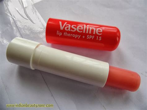 Indian Beauty Zone: Vaseline Lip Therapy + SPF 15 Review-Rosy Lips