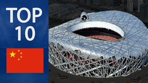 Top 10 Biggest Football Stadiums in China - YouTube