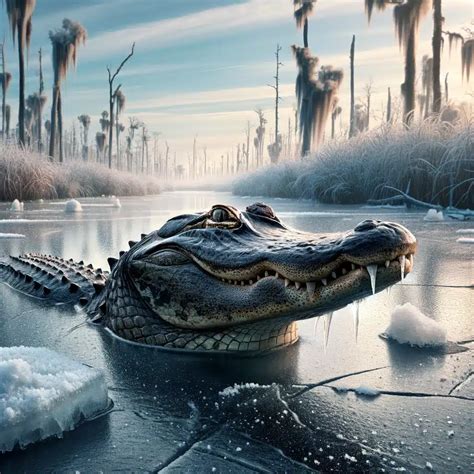 How Alligators Survive in Freezing US Winters - Animals Around The Globe