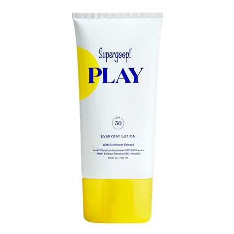 Amazon.com: Supergoop! PLAY Everyday SPF 50 Lotion, 5.5 oz - Reef-Safe, Broad Spectrum Sunscreen ...