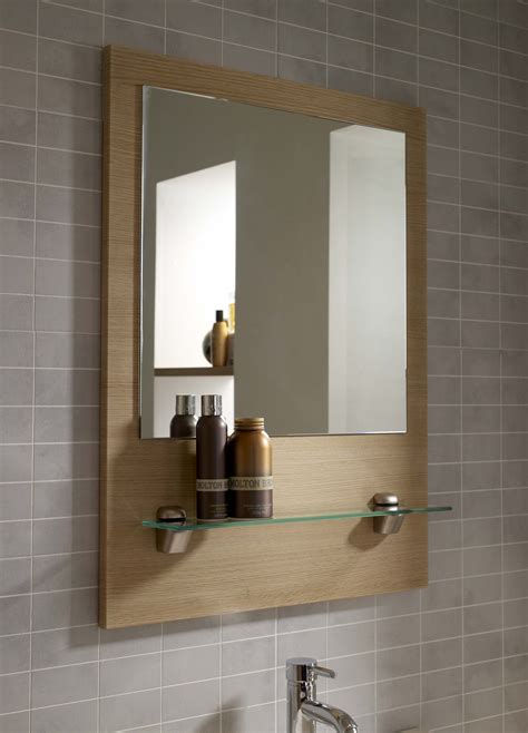 Bathroom Mirror With Shelving - BATHMRO