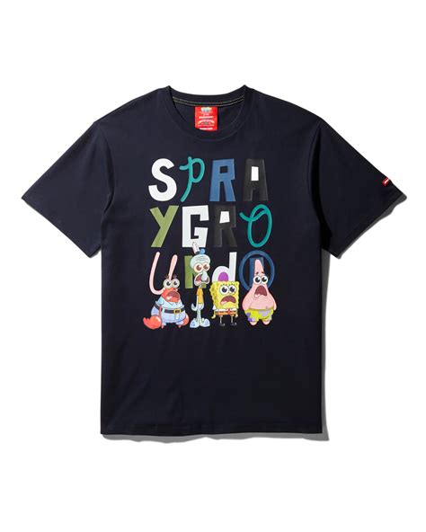 SPONGEBOB ICONIC TSHIRT BLACK – SPRAYGROUND KUWAIT | BAGS & ACCESSORIES