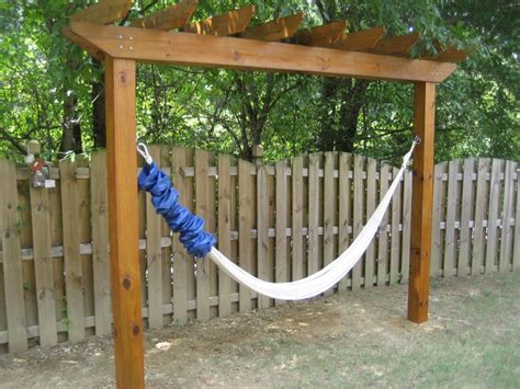 DIY hammock stand - The Owner-Builder Network