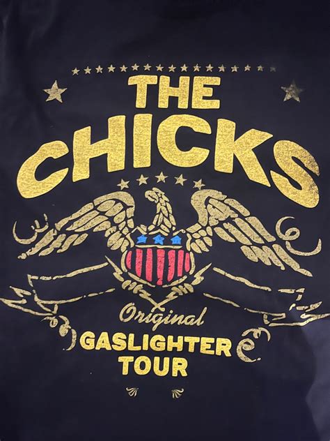 The Dixie Chicks the Chicks Gaslighter Tour Concert Merch T - Etsy