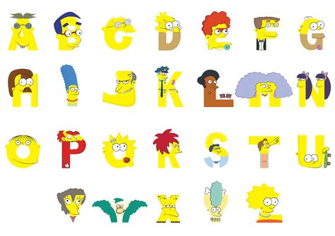 "The Simpsons" Personal Font :: Behance