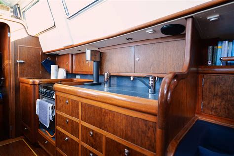 kitchen / galley of sailing yacht STORMVOGEL, a KOOPMANS 48 sailing ...