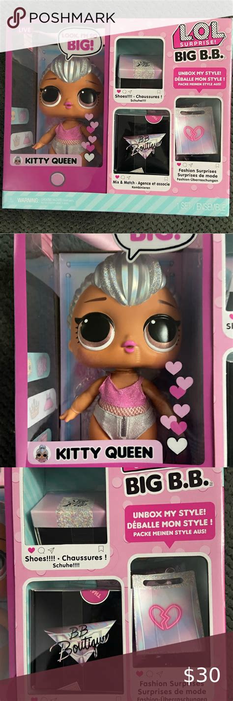 LOL Surprise Big BB Kitty Queen Doll Set ~ NEW