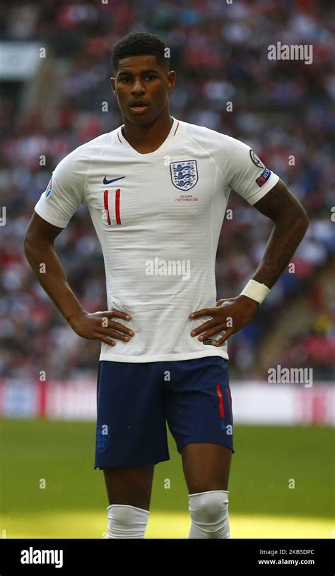 Marcus Rashford of England during UEFA Euro 2020 Qualifier between ...