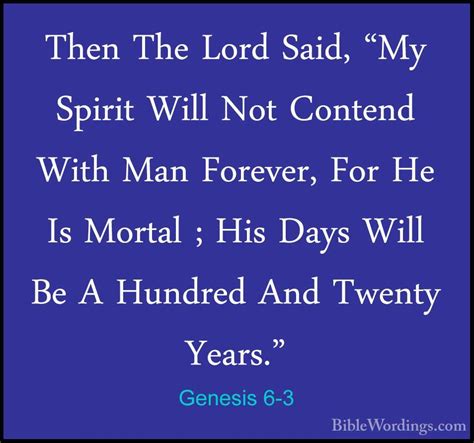 Genesis 6 - Holy Bible English - BibleWordings.com