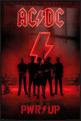 AC/DC - Framed Music Poster (Power Up - PWR / UP) (Album Cover) (Size ...