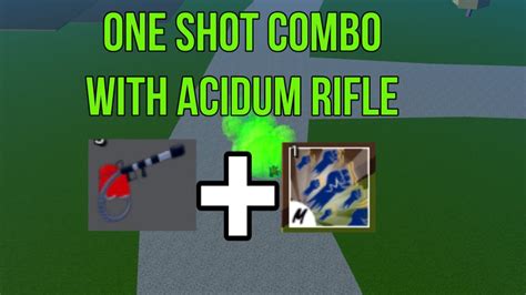 Best OneShot Combo With Acidum Rifle | Blox Fruit - YouTube