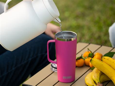 Amazon.com | koodee Coffee Mug with Handle- 24 oz Insulated Coffee Travel Mug With Handle ...