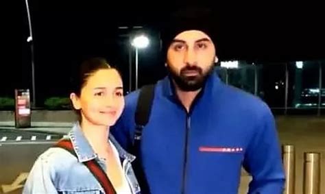 Ranbir, Alia pose for the lens at airport; fans say ‘they look upset’