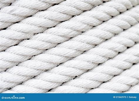 White rope stock image. Image of coil, ship, secured - 21562975