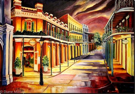 Painting : "Muriel's in the French Quarter" (Original art by Diane Millsap)