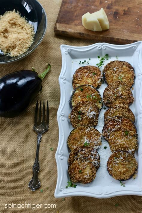 Keto Fried Eggplant Recipe - Spinach Tiger