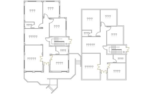 2D Drawing Floors Plan Of Residential Building Design - Cadbull