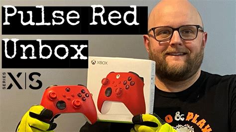 Microsoft Xbox Pulse Red Controller Unboxing and Review - YouTube