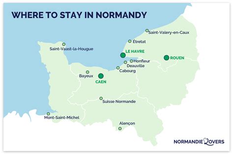 10 tourism maps of Normandy (beaches, villages...)