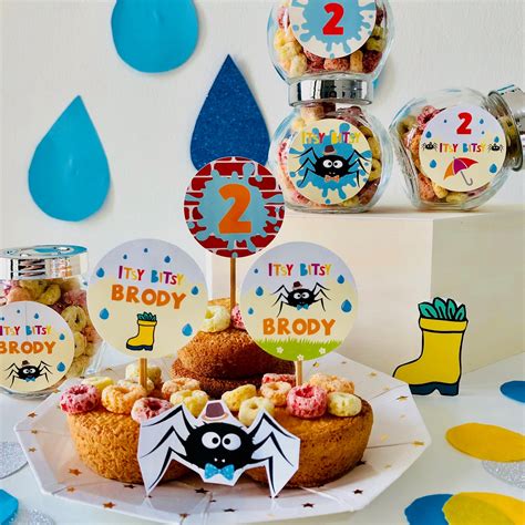 Itsy Bitsy Spider Party Printable Kit/ Itsy Bitsy Spider - Etsy