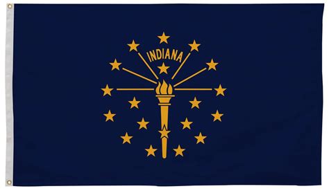 Indiana State Flag 6' x 10' | Indiana Flag | State of Indiana Flag