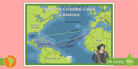 Recurso educativo sobre los viajes de Cristóbal Colón a América