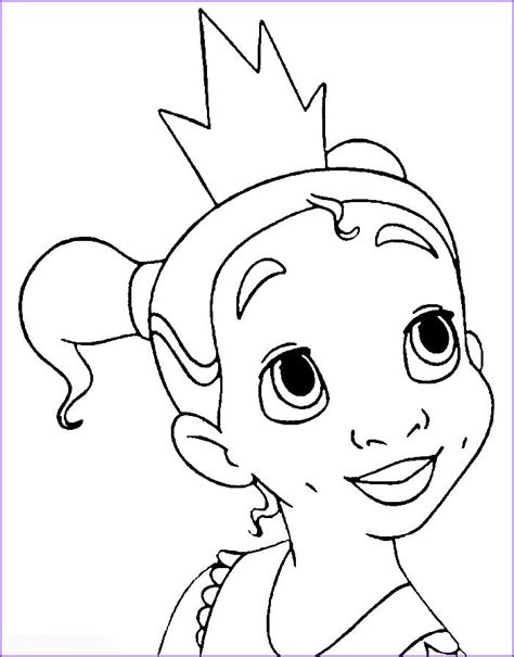 Baby Princess Printable Coloring Pages