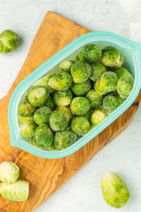 Freezing Brussel Sprouts - Sustainable Cooks