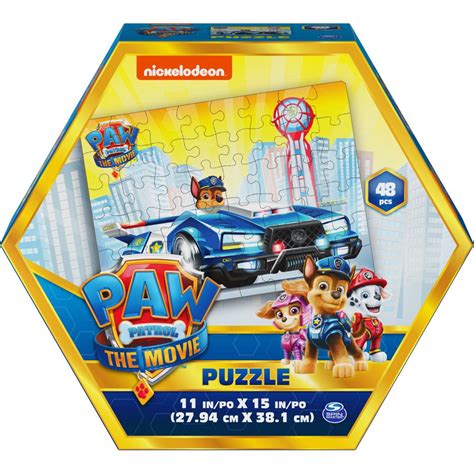 PAW Patrol The Movie, 48 Piece Jigsaw Puzzle for Kids Ages 4 and up ...