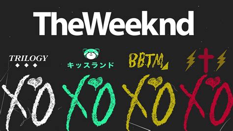 The Weeknd Albums Symbols - JesseBerends