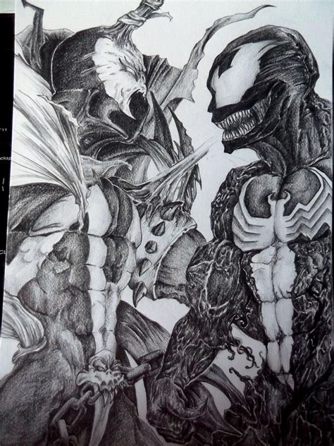 spawn vs venom by colubusu on DeviantArt