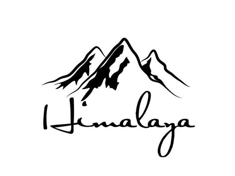 Himalaya Drawing | Free download on ClipArtMag