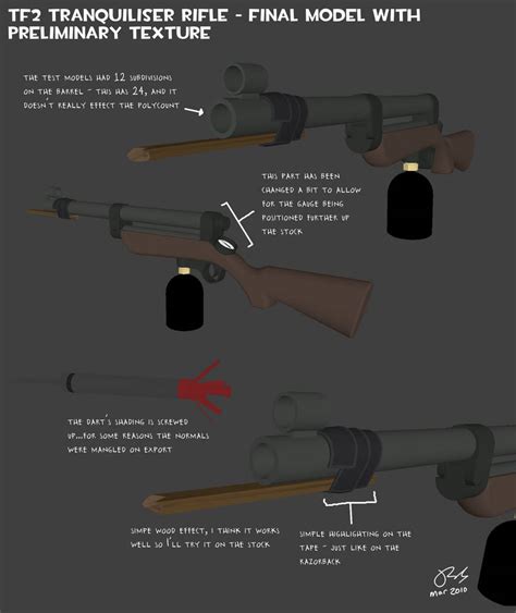 TF2 Tranq' Rifle Model 01 by Elbagast on DeviantArt