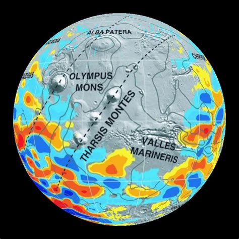 Mars Magnetic Map Dataset | Science On a Sphere