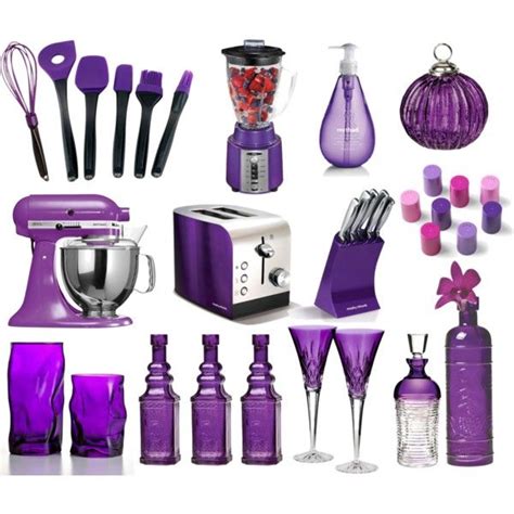 Purple Kitchen | Purple kitchen, Purple kitchen accessories, Purple kitchen decor