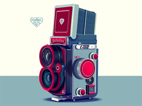 Vintage Rolleiflex by Romain Trystram on Dribbble