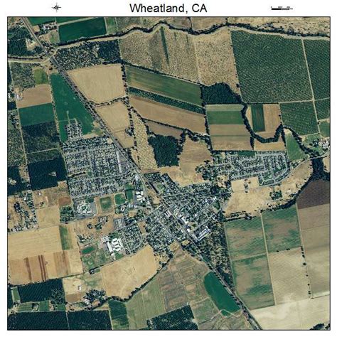 Aerial Photography Map of Wheatland, CA California