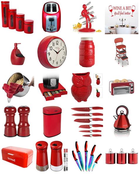 12+ Simple Idea Kitchen Accessories In Red Images - Desain Interior ...